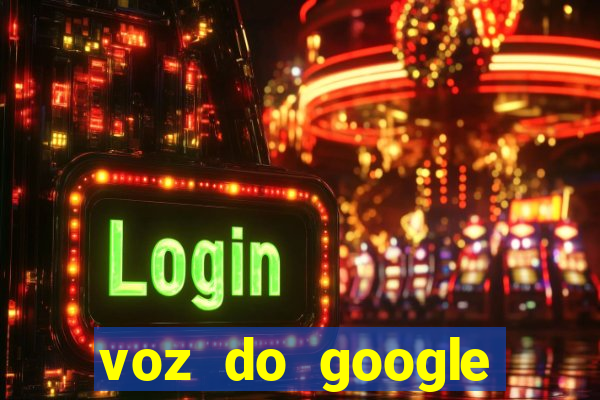 voz do google tradutor homem